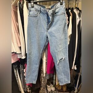 Abercrombie & Fitch Light Blue Straight Leg Jeans
